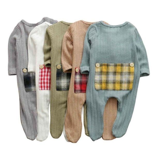 footies born baby boy girl long sleeve patchwork cotton romper jumpsuit playsuit one pieces clothes 0-9m, Blue
footies born baby boy girl long sleeve patchwork cotton romper jumpsuit playsuit one pieces clothes 0-9m, Blue