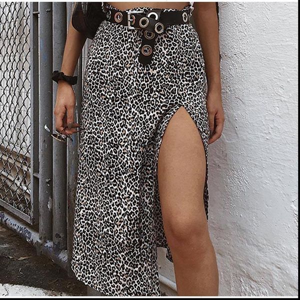 leopard print split summer womens skirt a line elastic high waist fashion skirts girls streetwear lady clothes, Black
leopard print split summer womens skirt a line elastic high waist fashion skirts girls streetwear lady clothes, Black