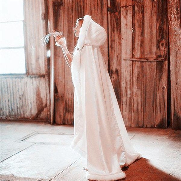 wraps & jackets 2022 bridal cape winter women' jacket wedding cloaks long faux fur shawl, White
wraps & jackets 2022 bridal cape winter women' jacket wedding cloaks long faux fur shawl, White