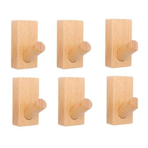 hanger hook 6pcs wooden coat hooks wall mounted vintage single organizer hangers handmade craft hat rack beech & rails
hanger hook 6pcs wooden coat hooks wall mounted vintage single organizer hangers handmade craft hat rack beech & rails