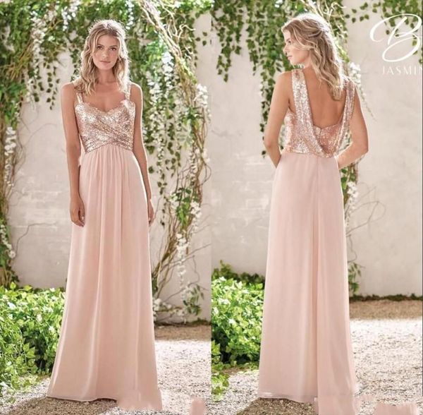 bridesmaid dress rose gold sequins dresses a line backless chiffon long beach wedding guest bridesmaids maid of honor gown, White;pink
bridesmaid dress rose gold sequins dresses a line backless chiffon long beach wedding guest bridesmaids maid of honor gown, White;pink