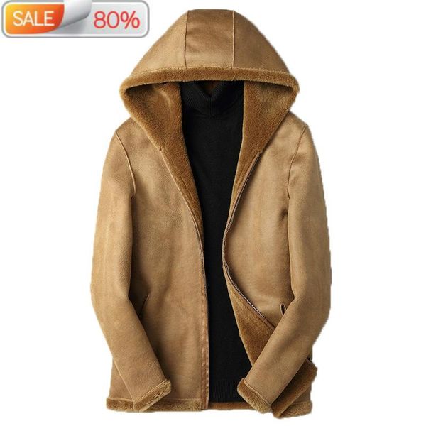 men's leather & faux short real fur jacket autumn winter sheep shearing wool coat two sides wear f-ylq-lm01 b21123, Black
men's leather & faux short real fur jacket autumn winter sheep shearing wool coat two sides wear f-ylq-lm01 b21123, Black