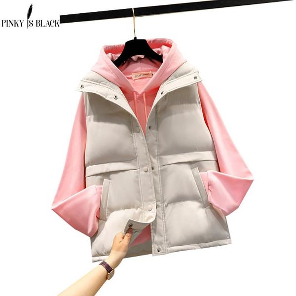women's vests pinkyisblack autumn winter solid loose vest stand collar short jacket cotton padded women windproof warm waistcoat, Black;white
women's vests pinkyisblack autumn winter solid loose vest stand collar short jacket cotton padded women windproof warm waistcoat, Black;white