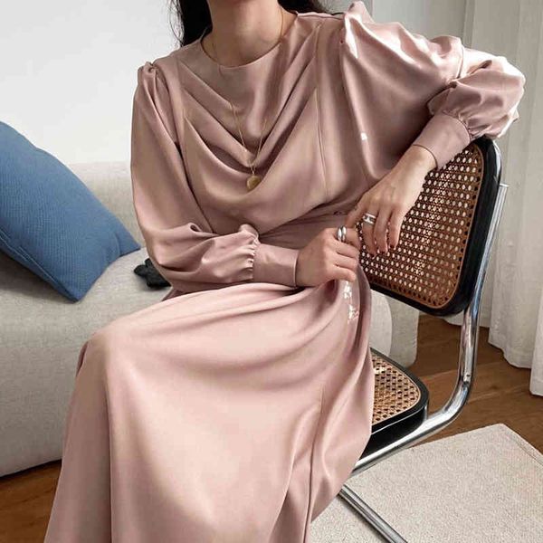 spring female casual round neck solid color eleastic waist lantern sleeve minimalist pleated over knee dress 8q498 210510, Black;gray
spring female casual round neck solid color eleastic waist lantern sleeve minimalist pleated over knee dress 8q498 210510, Black;gray