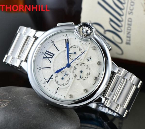 man military luxury full functional wristwatch stainless steel quartz watches clock male watch, Slivery;brown 
man military luxury full functional wristwatch stainless steel quartz watches clock male watch, Slivery;brown