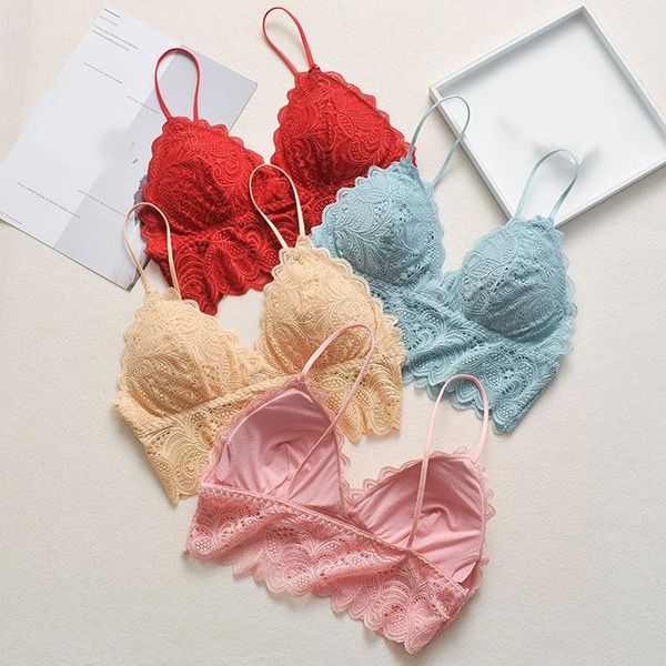 bras female deep v bralette women push up bra seamless lace padded underwear brassiere lingerie girls solid color, Red;black
bras female deep v bralette women push up bra seamless lace padded underwear brassiere lingerie girls solid color, Red;black