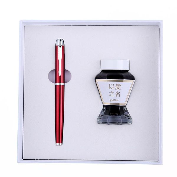 fountain pens luxury gold/silver pen ink set 0.5mm business office writing with gift box high-end christmas for friends
fountain pens luxury gold/silver pen ink set 0.5mm business office writing with gift box high-end christmas for friends
