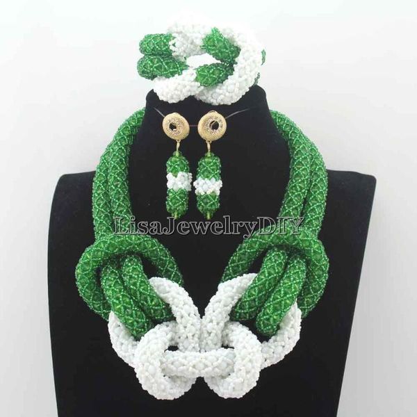 earrings & necklace fashion green/white african beads jewelry sets crystal set nigerian wedding bridal hd7927, Silver
earrings & necklace fashion green/white african beads jewelry sets crystal set nigerian wedding bridal hd7927, Silver