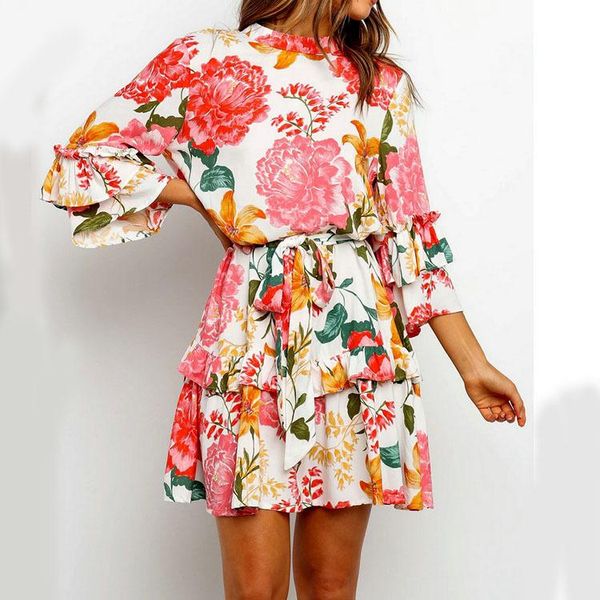 casual dresses round neck mid-sleeve stitching ruffled temperament dress 2021 autumn print, Black;gray
casual dresses round neck mid-sleeve stitching ruffled temperament dress 2021 autumn print, Black;gray