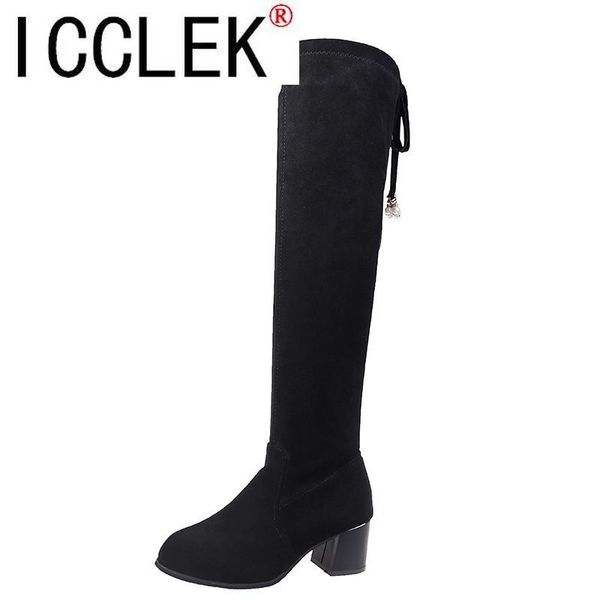fashion women boots spring winter over the knee heels quality suede long comfort square botines mujer thigh high boots 210428, Black
fashion women boots spring winter over the knee heels quality suede long comfort square botines mujer thigh high boots 210428, Black