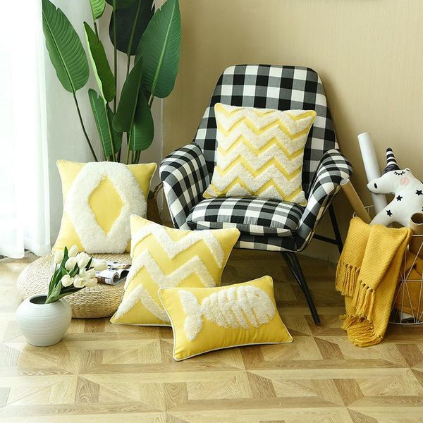 cushion/decorative pillow moroccan style yellow cotton canvas throw cushion cover tufted embroidery home decoration car decorative pillowcov
cushion/decorative pillow moroccan style yellow cotton canvas throw cushion cover tufted embroidery home decoration car decorative pillowcov