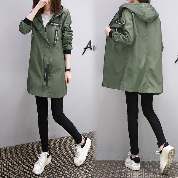 women's trench coats autumn korean version loose and thin large with medium hood long jacket for woman ktme, Tan;black
women's trench coats autumn korean version loose and thin large with medium hood long jacket for woman ktme, Tan;black
