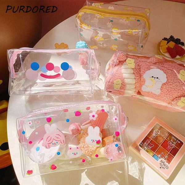pc cartoon clear cosmetic bag waterproof pvc women makeup zipper summer beach travel toiletry kit neceser bags & cases
pc cartoon clear cosmetic bag waterproof pvc women makeup zipper summer beach travel toiletry kit neceser bags & cases