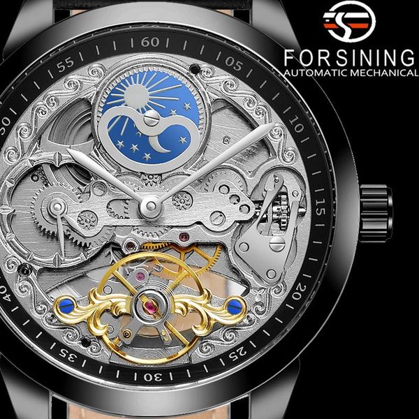 wristwatches forsining tourbillon automatic mechanical men wristwatch military sport male clock waterproof man watch 8191, Slivery;brown
wristwatches forsining tourbillon automatic mechanical men wristwatch military sport male clock waterproof man watch 8191, Slivery;brown
