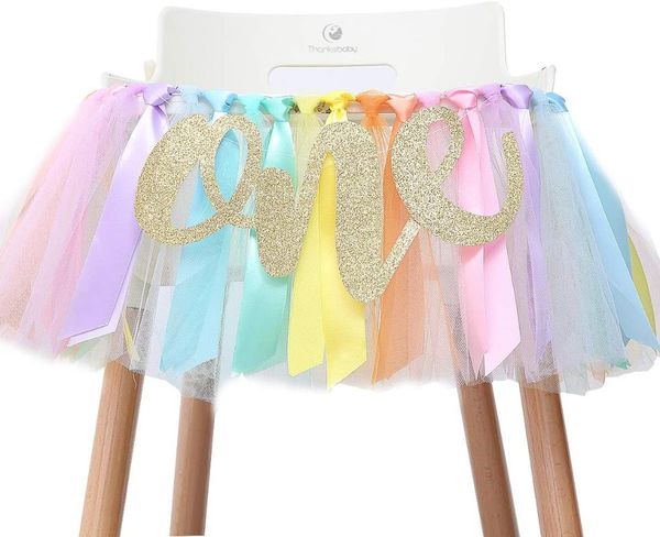 party decoration baby girl banner for 1st birthday - highchair first shower po prop tulle garland
party decoration baby girl banner for 1st birthday - highchair first shower po prop tulle garland