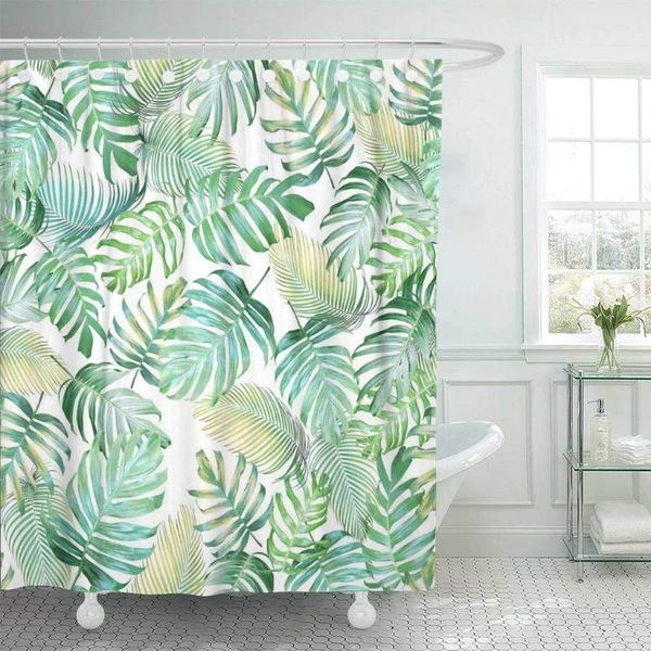 shower curtains fabric curtain with hooks tropical leaves of monstera philodendron and palm in light green yellow color tone
shower curtains fabric curtain with hooks tropical leaves of monstera philodendron and palm in light green yellow color tone