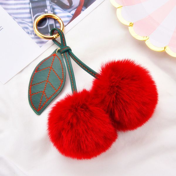 2021 fashion keychain fruit cherry key chain bag pendant imitation rex rabbit hair ball accessories, Slivery;golden
2021 fashion keychain fruit cherry key chain bag pendant imitation rex rabbit hair ball accessories, Slivery;golden