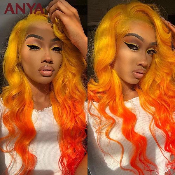 lace wigs anya yellow orange ombre 13x4 transparent wig body wave front human hair malaysia virgin 180% for black women, Black;brown
lace wigs anya yellow orange ombre 13x4 transparent wig body wave front human hair malaysia virgin 180% for black women, Black;brown