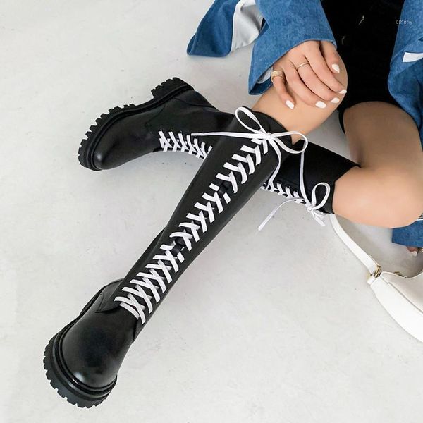 boots 2021 leather cross tied women long round toe low heels knee high zipper retro mujer black1, Black
boots 2021 leather cross tied women long round toe low heels knee high zipper retro mujer black1, Black