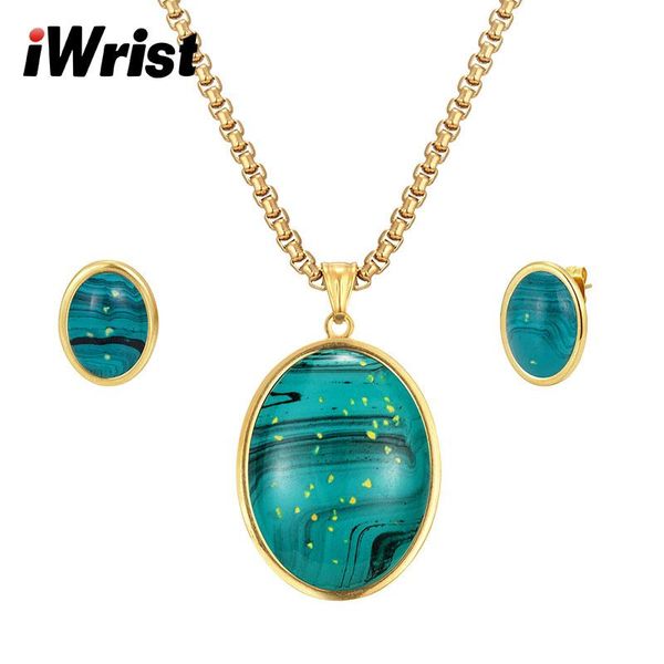 earrings & necklace iwrist trendy brand long for women jewelry set display egg shape semi precious blue stone, Silver
earrings & necklace iwrist trendy brand long for women jewelry set display egg shape semi precious blue stone, Silver