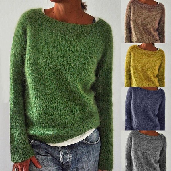 women's sweaters pullover sweater long sleeve knitted loose round neck street casual european style plus size clothing, White;black
women's sweaters pullover sweater long sleeve knitted loose round neck street casual european style plus size clothing, White;black