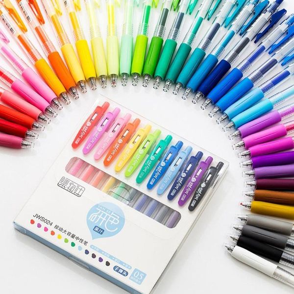 gel pens 6 pcs/set 0.5mm large capacity pen different colors office accessories stationery school set z3w1
gel pens 6 pcs/set 0.5mm large capacity pen different colors office accessories stationery school set z3w1