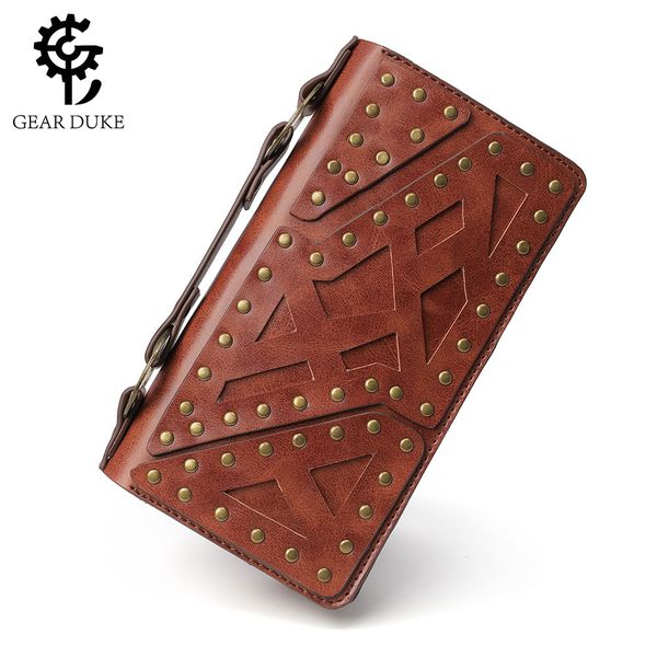 wallet steampunk women's purse long large capacity double zipper hand layer bag fashion, Red;black
wallet steampunk women's purse long large capacity double zipper hand layer bag fashion, Red;black
