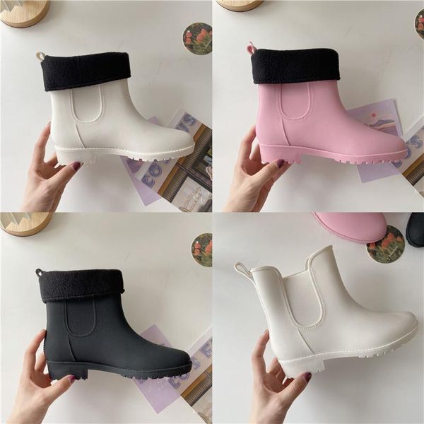 fashion women's rain boots, shortrain boots,waterproofovershoes,non-slipplus velvet rubber shoes, water shoes boots, Black
fashion women's rain boots, shortrain boots,waterproofovershoes,non-slipplus velvet rubber shoes, water shoes boots, Black