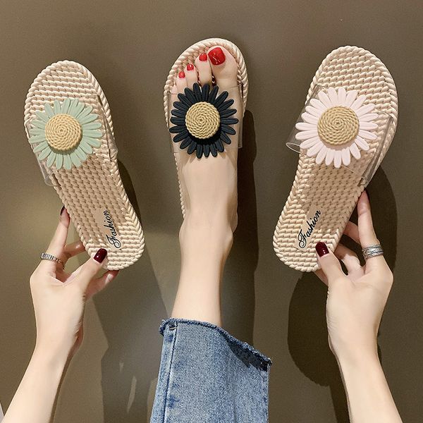 web celebrity fashion wear non slip slippers lovely girl heart small daisy indoor summer home sandals, Black
web celebrity fashion wear non slip slippers lovely girl heart small daisy indoor summer home sandals, Black