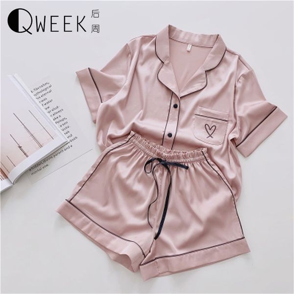 pajamas for women short sleeve sleepwear loungewear pj set satin pyjamas women home wear women silk nightwear set pijama 210325, Black;red
pajamas for women short sleeve sleepwear loungewear pj set satin pyjamas women home wear women silk nightwear set pijama 210325, Black;red