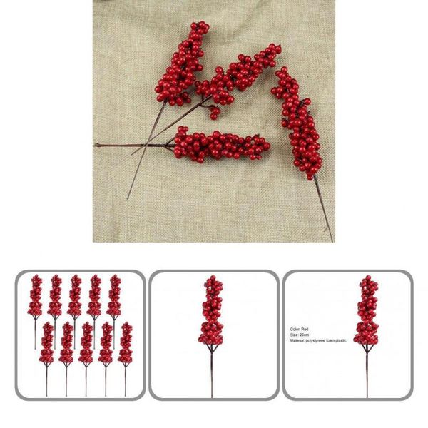 decorative flowers & wreaths foam 10pcs portable visual xmas fake berries stems simulated berry vivid for festival
decorative flowers & wreaths foam 10pcs portable visual xmas fake berries stems simulated berry vivid for festival