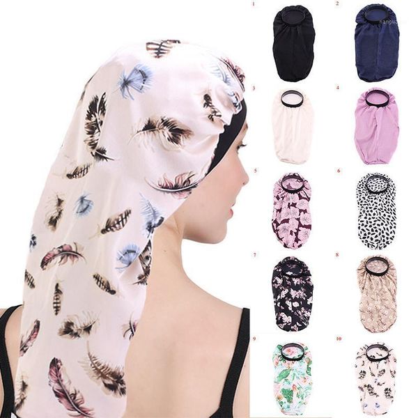 women night cap soft hair care bonnet nightcap floral printed caps with high elastic band long satin sleep accessories1
women night cap soft hair care bonnet nightcap floral printed caps with high elastic band long satin sleep accessories1