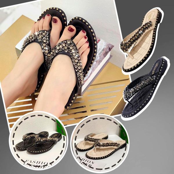 slippers wedge shoes flip flops women's summer sequins anti-slip sandals slipper indoor outdoor fashion casual women 2021, Black
slippers wedge shoes flip flops women's summer sequins anti-slip sandals slipper indoor outdoor fashion casual women 2021, Black