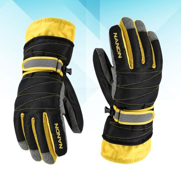 ski gloves 1 pair winter cycling waterproof windproof warm (black + yellow xl)
ski gloves 1 pair winter cycling waterproof windproof warm (black + yellow xl)