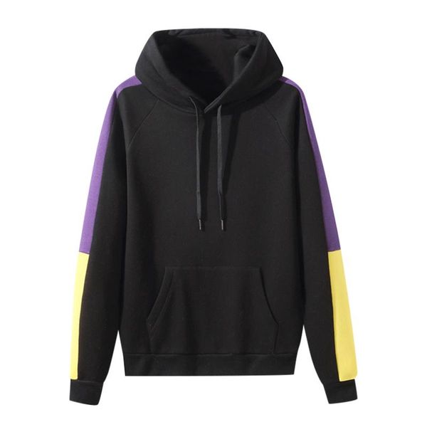 men's hoodies & sweatshirts fashion hoody men patchwork male clothing hip hop long sleeve loose pocket pullover sportswear harajuku, Black
men's hoodies & sweatshirts fashion hoody men patchwork male clothing hip hop long sleeve loose pocket pullover sportswear harajuku, Black