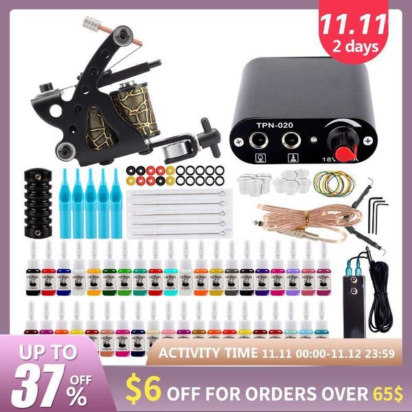 starter tattoo machine set 1 coils guns 40 colors pigment inks sets black power beginner grip permanent makeup kit1
starter tattoo machine set 1 coils guns 40 colors pigment inks sets black power beginner grip permanent makeup kit1
