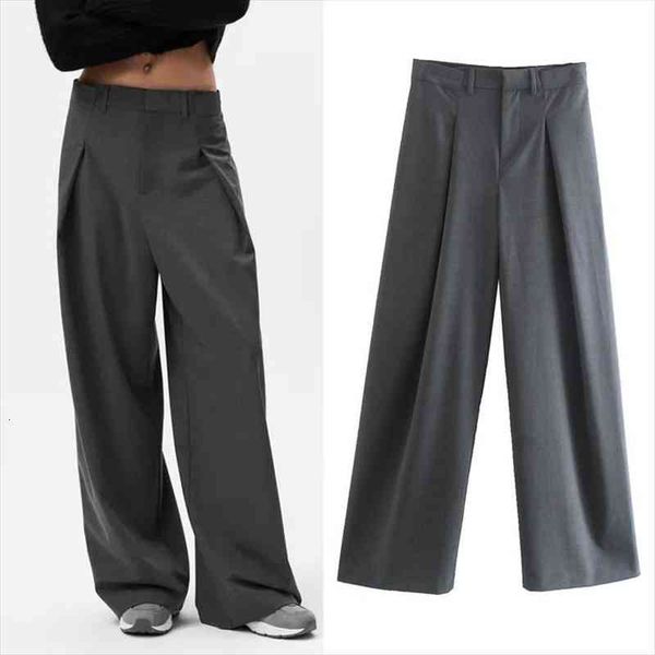 traf za grey oversize womens capri high waist baggy fashion streetwear straight leg trousers, Black;white
traf za grey oversize womens capri high waist baggy fashion streetwear straight leg trousers, Black;white