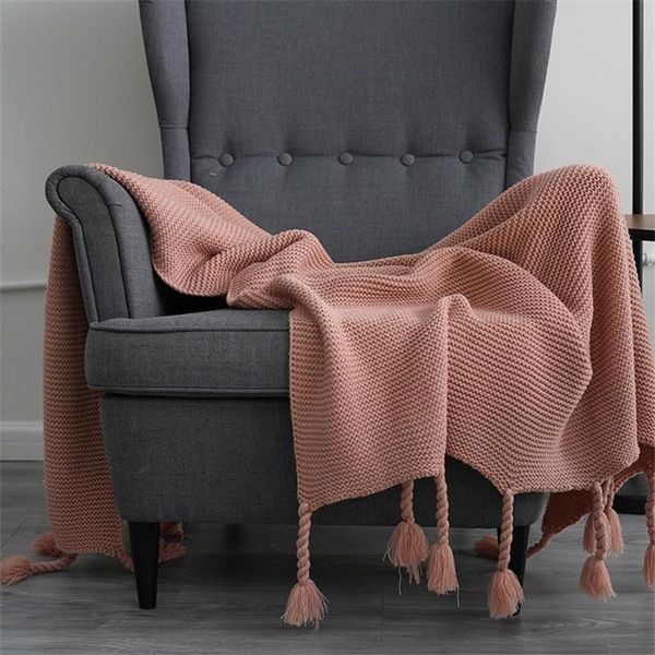 nordic knitted blanket solid throw with tassels thick for travel sofa bedspread on the bed 120x160cm blankets
nordic knitted blanket solid throw with tassels thick for travel sofa bedspread on the bed 120x160cm blankets