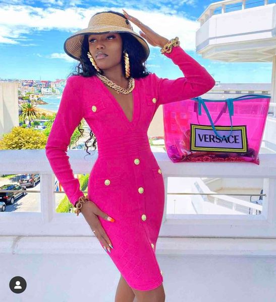 casual dresses celebrity bandage deep v neck full sleeves red black button knee length bodycon elegant femal evening part jim, Black;gray
casual dresses celebrity bandage deep v neck full sleeves red black button knee length bodycon elegant femal evening part jim, Black;gray