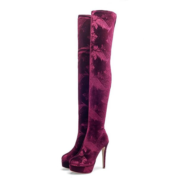 boots thigh high print suede women's knight nightclub pole dancer female chunky autumn winter warm ladies shoes, Black
boots thigh high print suede women's knight nightclub pole dancer female chunky autumn winter warm ladies shoes, Black