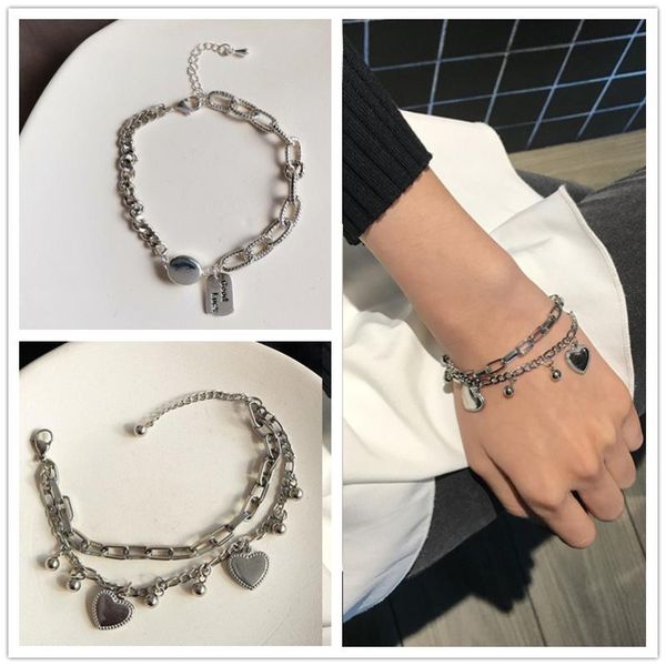 women's hip hop fashion multi-layer design bracelet simple retro silver jewelry c2 charm bracelets, Golden;silver
women's hip hop fashion multi-layer design bracelet simple retro silver jewelry c2 charm bracelets, Golden;silver