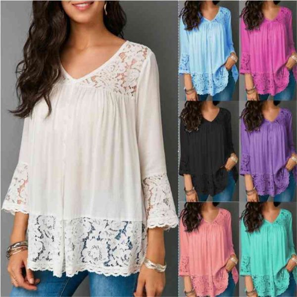women and blouses plus size boyfriend long sleeve elegant chiffon casual babygirl harajuku shirt 210514, White
women and blouses plus size boyfriend long sleeve elegant chiffon casual babygirl harajuku shirt 210514, White