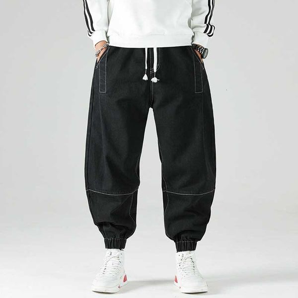 jeans fashion harem men casual joggers denim pants hip hop jeans loose baggy elastic waist trousers man clothing plus size, Blue
jeans fashion harem men casual joggers denim pants hip hop jeans loose baggy elastic waist trousers man clothing plus size, Blue
