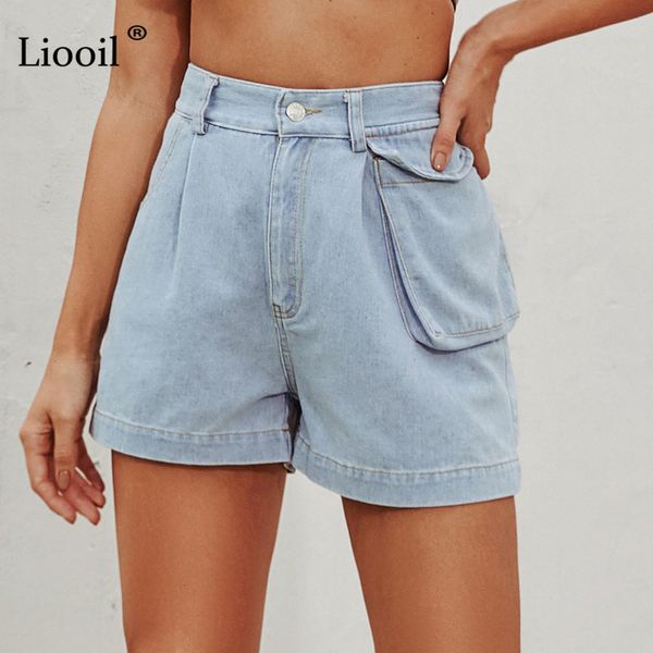 shorts casual denim shorts women summer zip up with button pockets mid waist straight leg female slim blue short jeans s25p, White;black
shorts casual denim shorts women summer zip up with button pockets mid waist straight leg female slim blue short jeans s25p, White;black