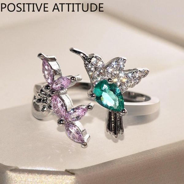 cluster rings 925 silver creative adjustable bird / flower multi color cubic zirconia women's ring party prom friends gift fashion jewe, Golden;silver
cluster rings 925 silver creative adjustable bird / flower multi color cubic zirconia women's ring party prom friends gift fashion jewe, Golden;silver