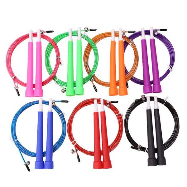 by dhl 100pcs 3 meters jump skipping rope steel wire fitness ropes bodybuilding gym adjustable
by dhl 100pcs 3 meters jump skipping rope steel wire fitness ropes bodybuilding gym adjustable