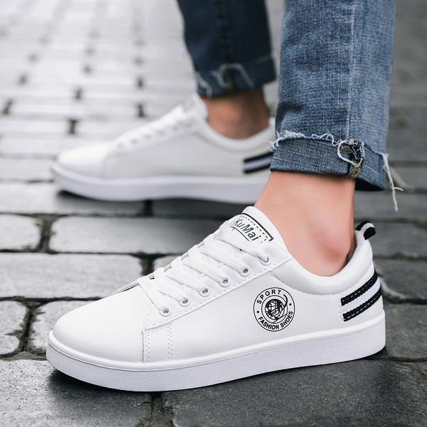 dress shoes spring white men casual male sneakers cool street brand man footwear s k7id, Black
dress shoes spring white men casual male sneakers cool street brand man footwear s k7id, Black