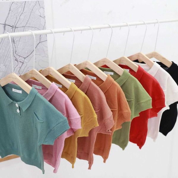 kids summer round neck short sleeve t-shirt baby sweaters cute knitted t-shirt stylish boys and girls casual pocket t-shirt y0914, Blue
kids summer round neck short sleeve t-shirt baby sweaters cute knitted t-shirt stylish boys and girls casual pocket t-shirt y0914, Blue