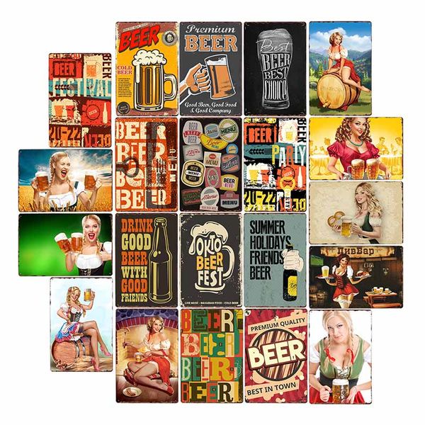 pin up girls beer metal signs vintage plaque lady pub bar wall poster painting home decor 20x30cm
pin up girls beer metal signs vintage plaque lady pub bar wall poster painting home decor 20x30cm
