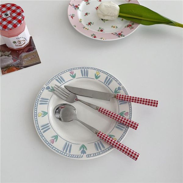 spoons lattice ceramic handle dinnerware set stainless steel tableware knife fork spoon flatware cutlery
spoons lattice ceramic handle dinnerware set stainless steel tableware knife fork spoon flatware cutlery